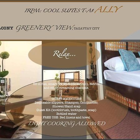 Irpm Coolsuites #Ally Wind Residences 1Br Tower A Greenery View 따가이따이 외부 사진