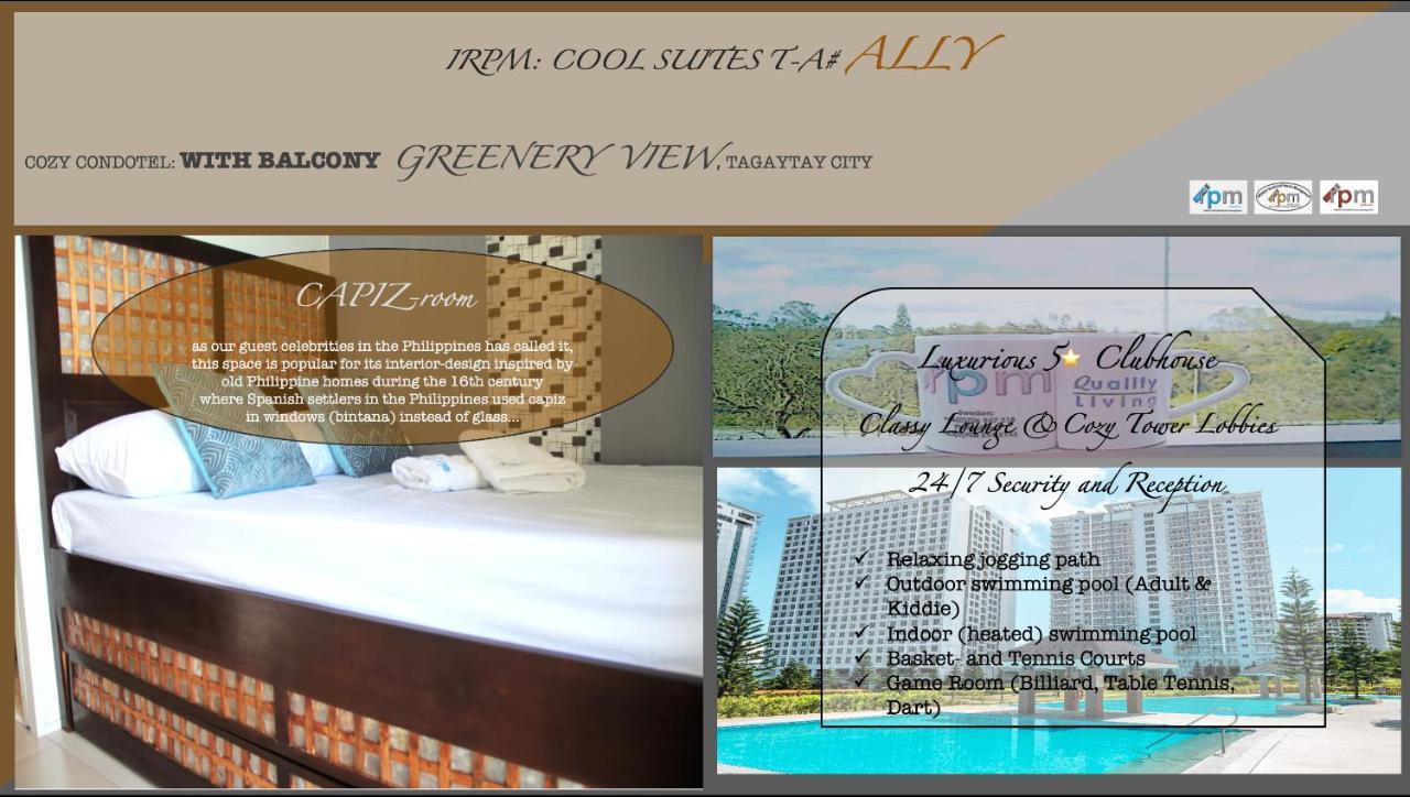 Irpm Coolsuites #Ally Wind Residences 1Br Tower A Greenery View 따가이따이 외부 사진