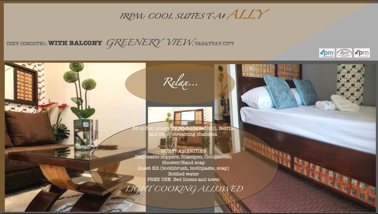 Irpm Coolsuites #Ally Wind Residences 1Br Tower A Greenery View 따가이따이 외부 사진